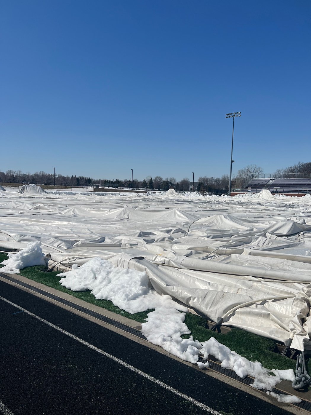 Winter-weather roof damage